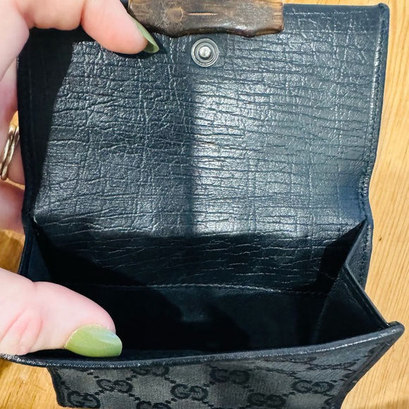Gucci Black Bamboo Wallet - Picture 5 of 7